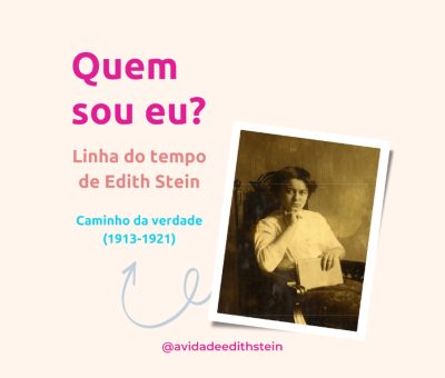 Edith Stein linha do tempo