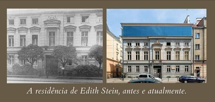 A residência de Edith Stein, antes e atualmente